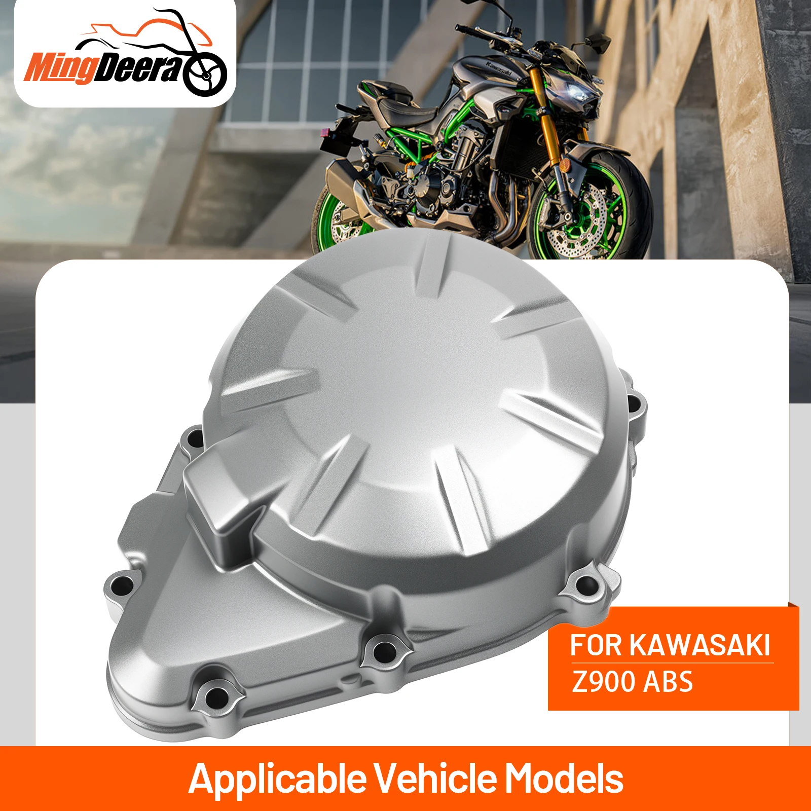 

Алюминиевая крышка статора, защита двигателя, подходит для Kawasaki Z900 ABS 2017 2018 2019 2024, корпус картера мотоцикла с прокладкой