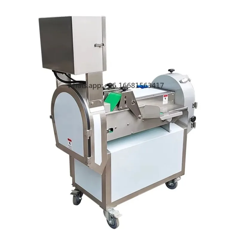 Factory Direct SalesHot Sale Commercial Dicer Slicer Chopper Shredder Cutter Double Heads Roots Leafy Tomato Fruit Vegetables Cu