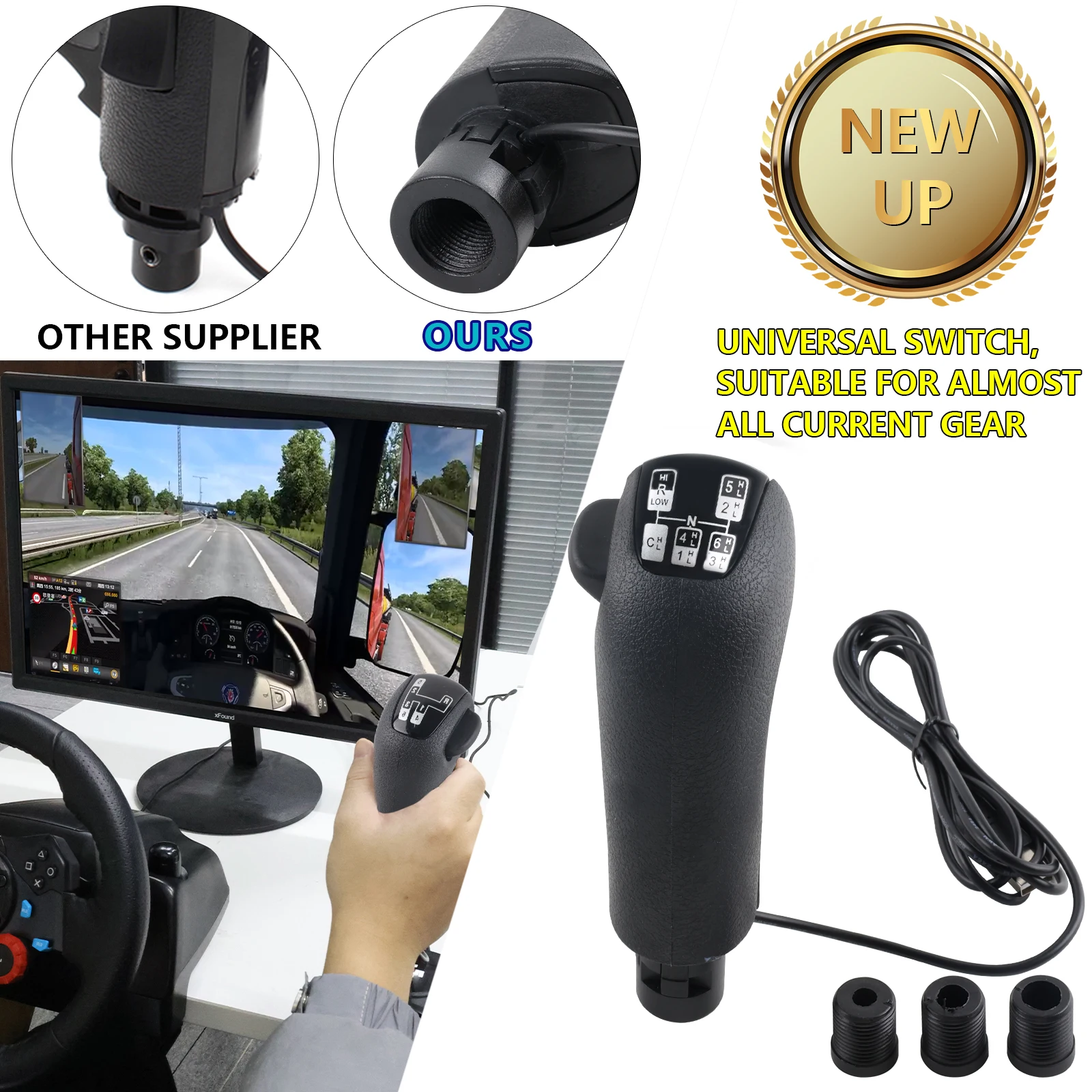 ETS2 クラッチ 設定を簡単に！High Low Gear Simulator Shifter Simulators で快適なドライビングを実現