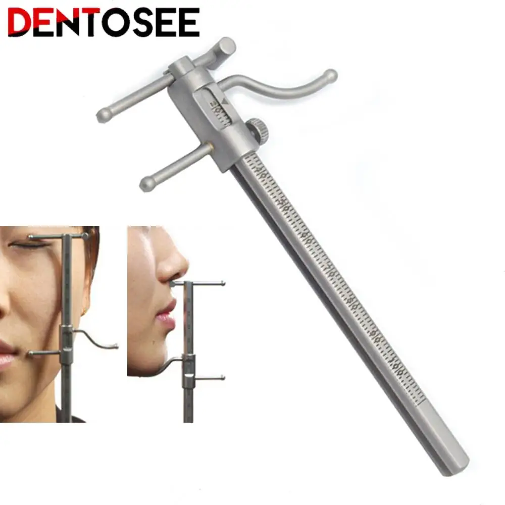 

Dental Orthodontic Caliper Chin Implant Measuring Ruler 0-100Mm Stainless Steel Sliding Caliper