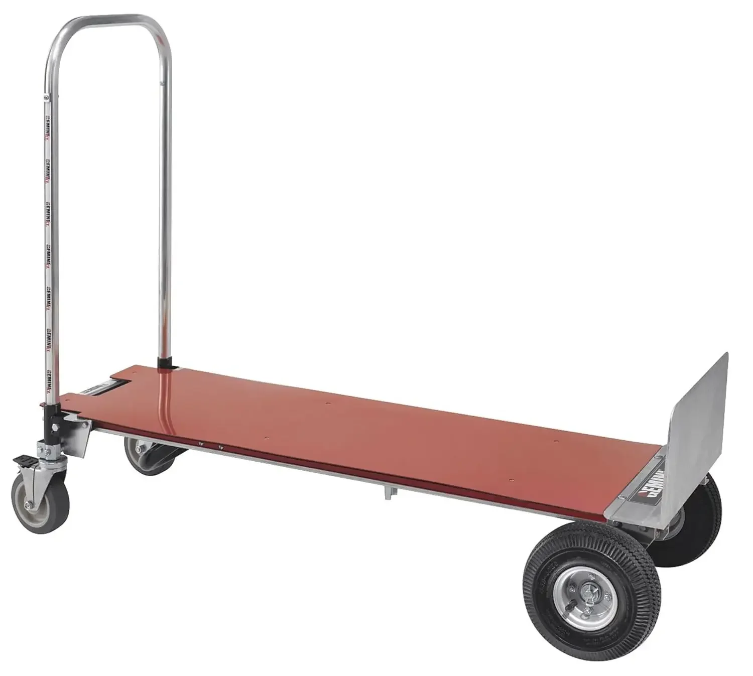 Magline XLSP Gemini XL Convertible Hand Truck, Pneumatic Wheels, 500 lbs Load Capacity, 62-3/4