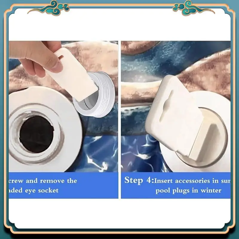 Mais recente 2 pçs ferramenta de remoção de assento de entrada retorno montagem globo ocular removedor de assento compatível para hayward spx1419b1