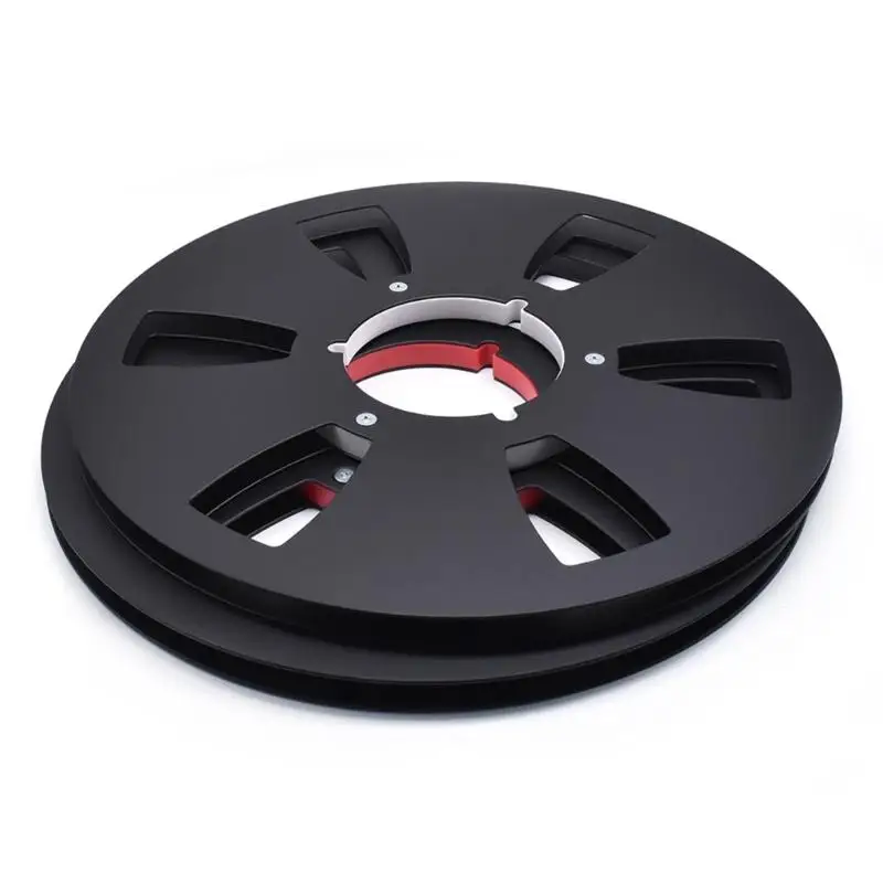 652F Professional Aluminum Reel 6 Hole Design For 1/4Inch 10.5 Open Tape Recording Disk Accessory