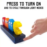 Marios Creative Night Light Pixel Voice Controlled USB Small Night Light Music Rhythm Color Changing Table Lamp Game Lights