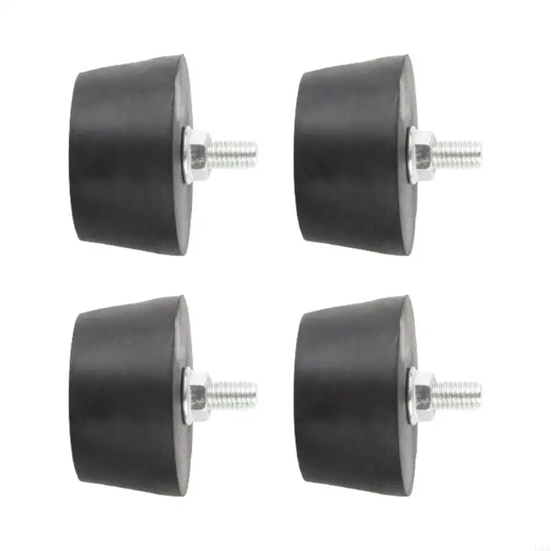 U4LA Pack of 4 Elasticity Equipment Dampeners Rubber Pad for Appliances Noise Control