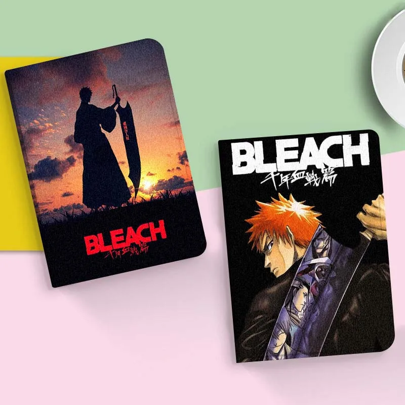 

Bleach Popular Anime Logo For Vivo IQOO Pad Pad2 Pad3 Pad5 Air SE Pro 11 11.5 12.1 12.3 13 inch Foldable Cover Tablet Case