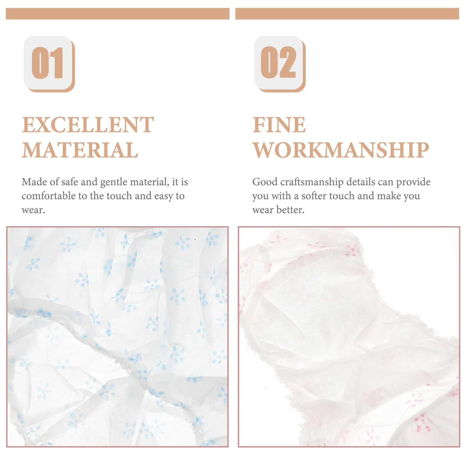 

7pcs Disposable Panties Women Underwear Soft Breathable Non Toxic Travel Pregnant Postpartum Briefs Lightweight Portable Safe