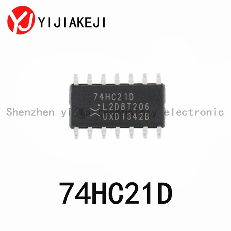 5pcs New original 74HC21D SOP-14 dual 4-input and gate SMT logic chip price advantage