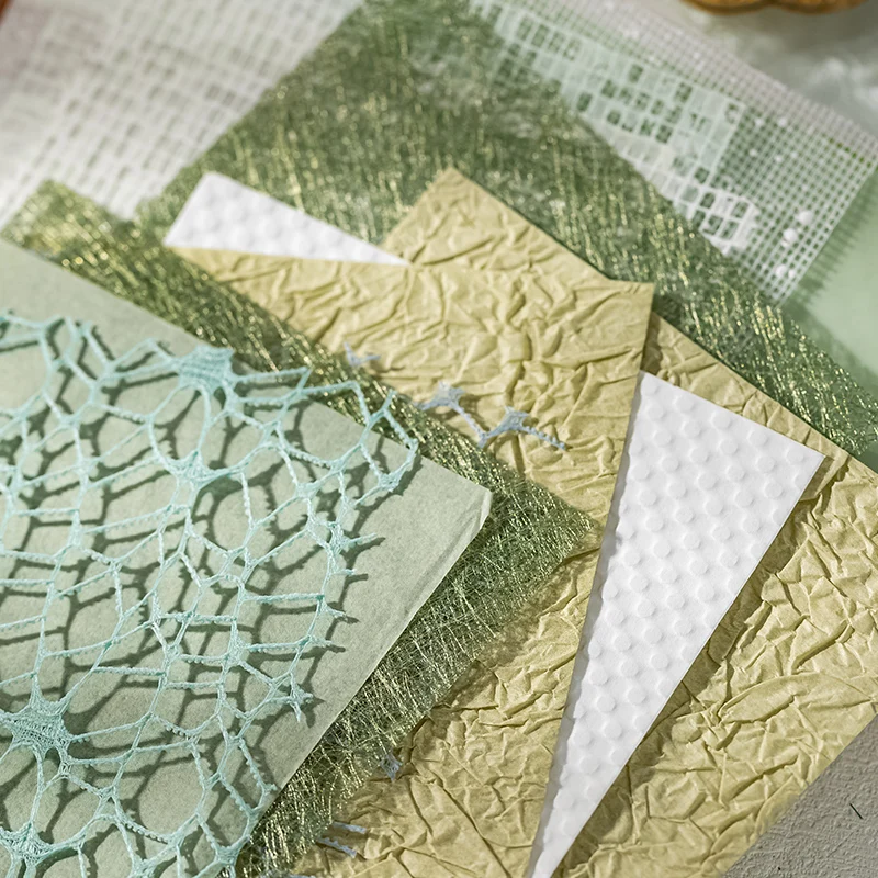 16 Sheets/Bag Laser Cut Special Paper for Scrapbooking DIY, Junk Journal, Collage Decoration, Card Making Craft Supplies image 3