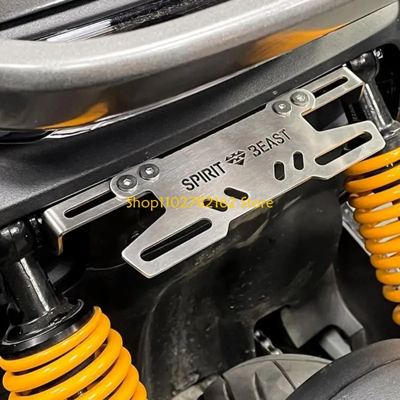 

547B Electric Motorcycle Rear License Plate Mount Holder Fixing Frame