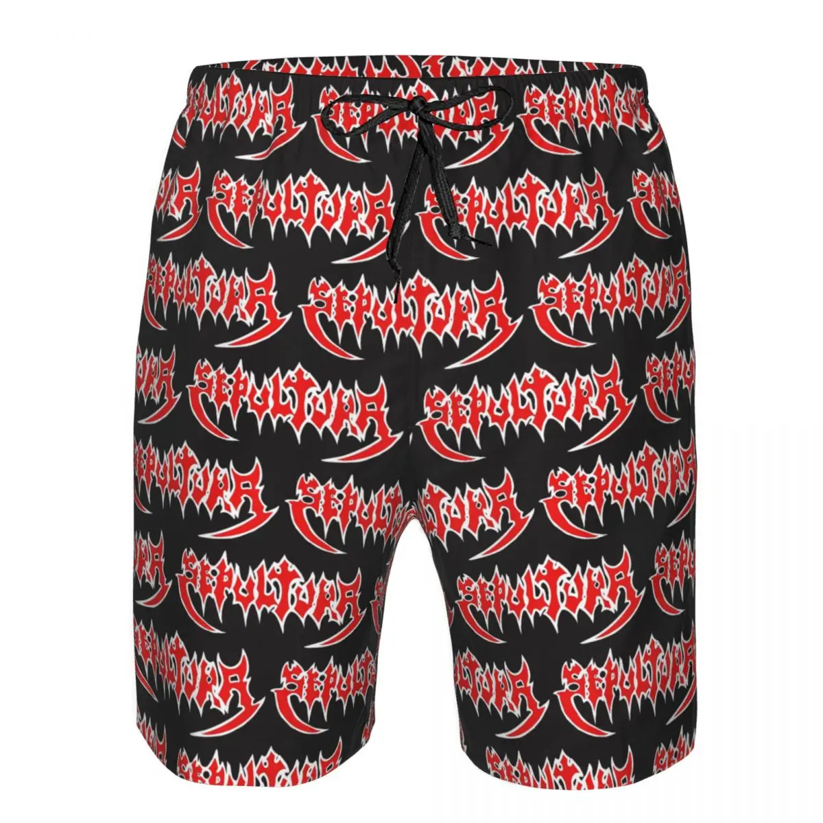 

Sepultura Slayer Death Metal Trunks Beach Board Shorts Casual Quick Dry Swimming Summer Men Pants