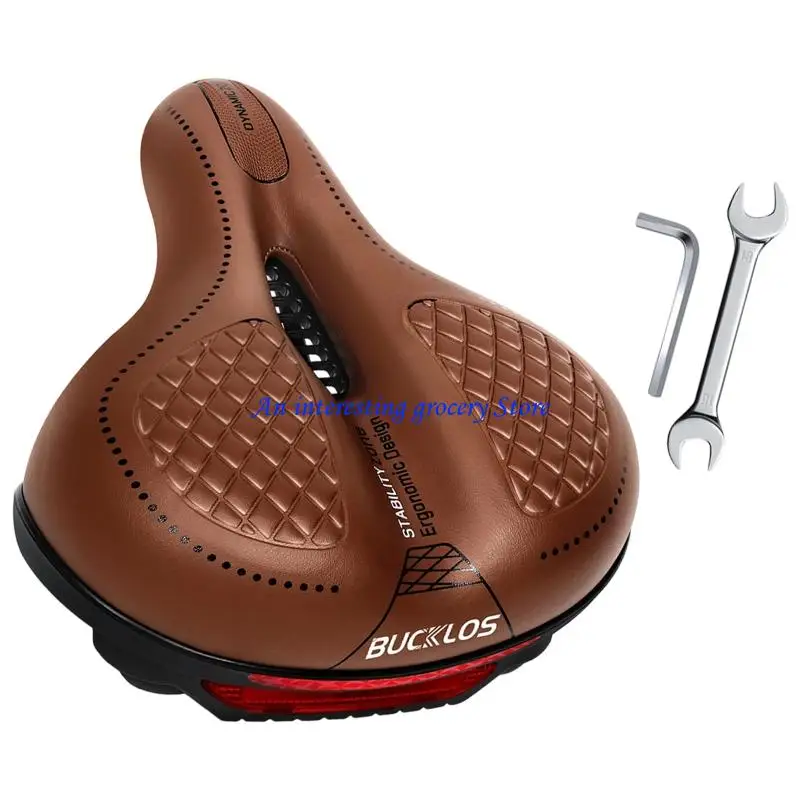 652D High Elasticities Breathable Bicycles Seated Cover Antislip Mountain Bike Saddles for Commuting Fitness Cycling