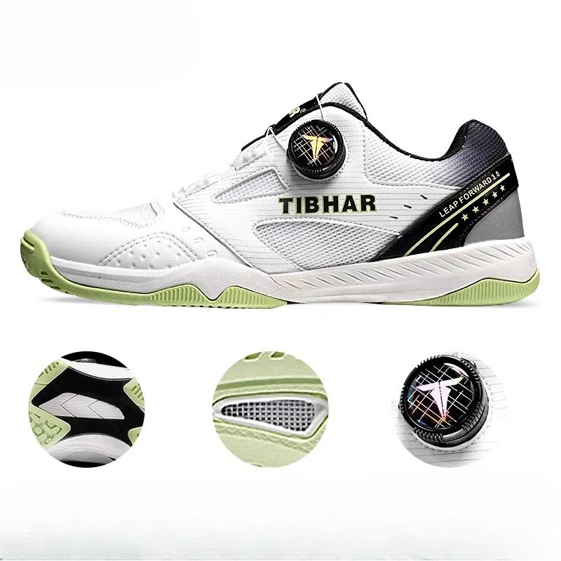 

2026 High Quality Badminton Shoes For Mens Womens Professional Table Tennis Shoe Couples Rotating Buckle Indoor Sports Unisex Sh