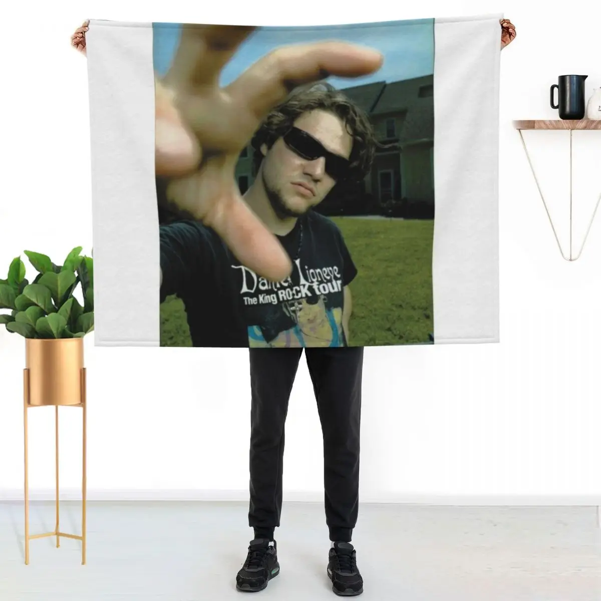 

Bam Margera Throw Blanket Plush Fuzzy Cozy Blanket for Couch Sofa