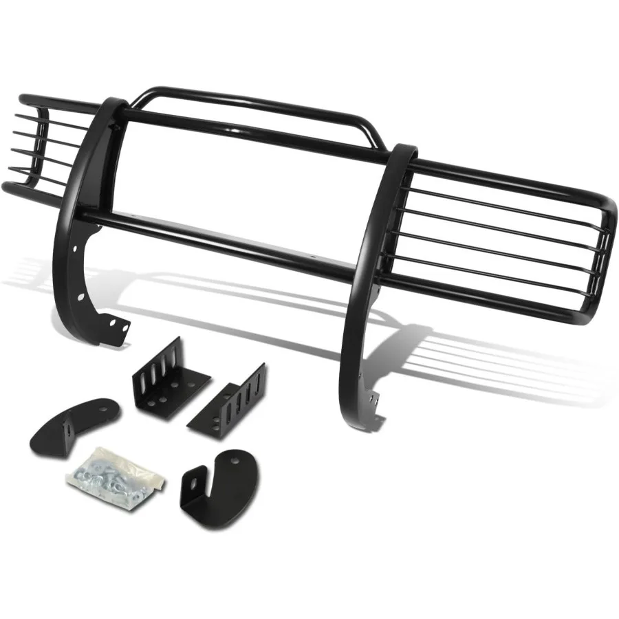 

Защитная решетка переднего бампера черного цвета для улучшенной защиты автомобиля, идеально подходит для Chevy и GMC серии C K C10 Subur