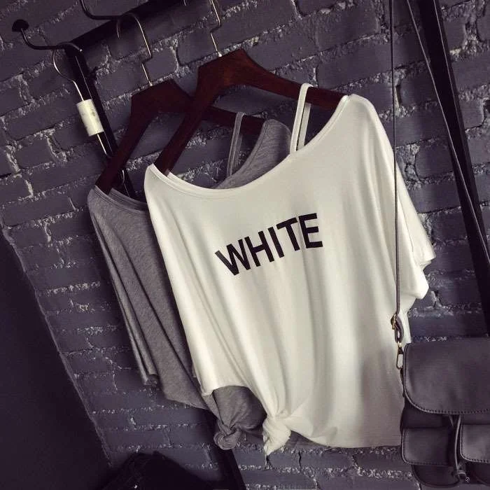 

Summer Draped Modal ort Sve T-irt Women's Casual round Ne Asymmetric Print Batwing Sve Cotton Top