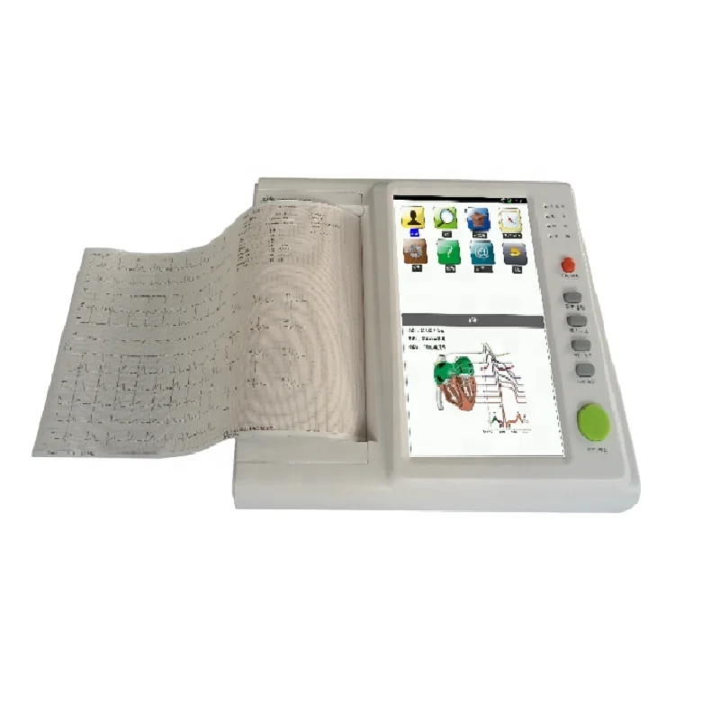 

12 channel dynamic and static display electrocardiogram machine with pc software