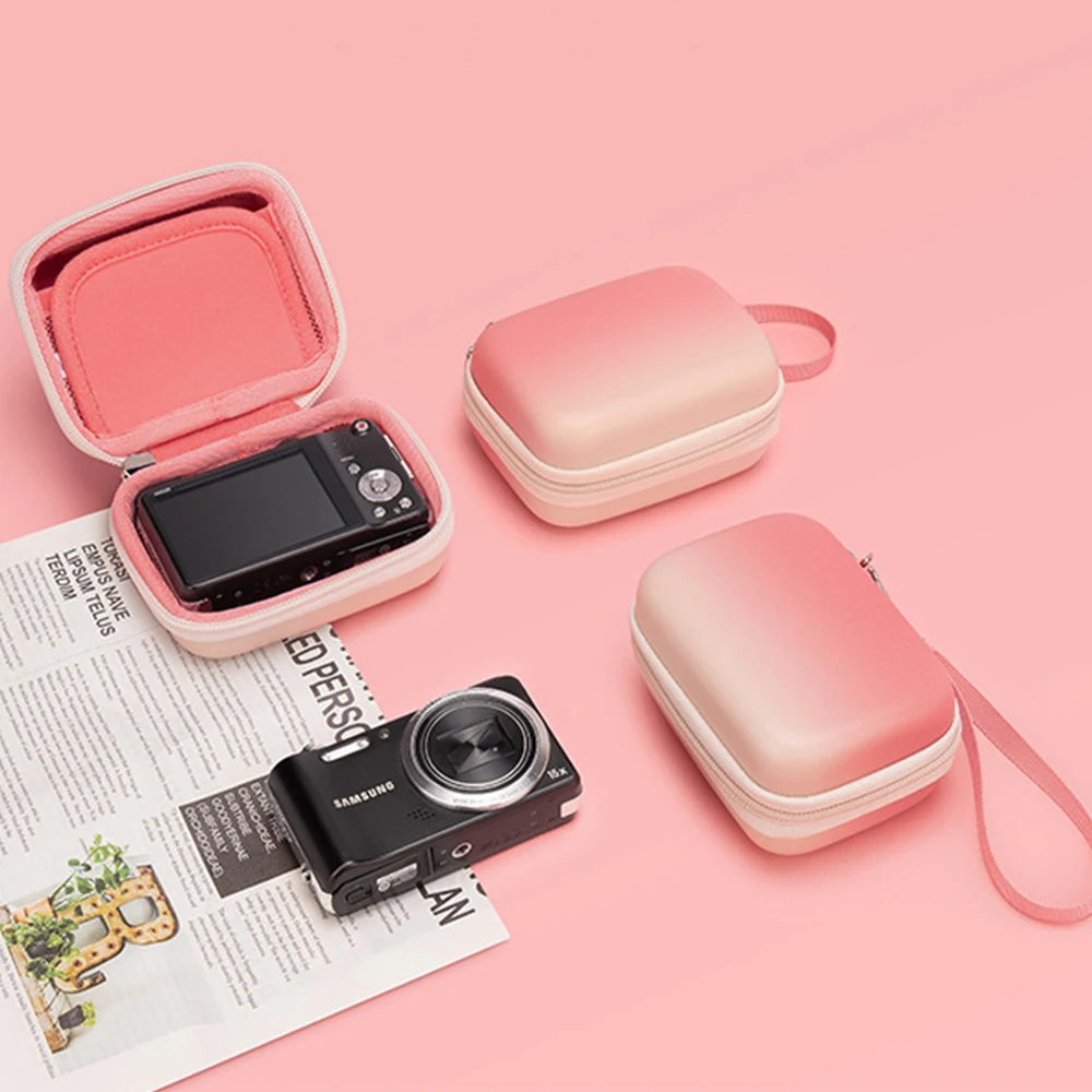Bolsa para câmera pu capa dura para sony zv1 ii ZV-1F rx100 vii vi m7 m6 hx99 hx95 canon g7x ii g9x sx740 sx620 cartão ccd câmera digital