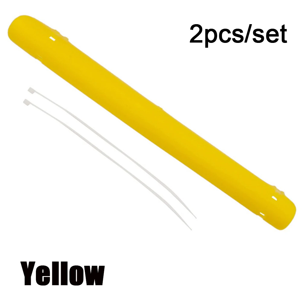 Lot de 2 protections de cadre en plastique pour vélo, protège-chaîne pour cyclisme