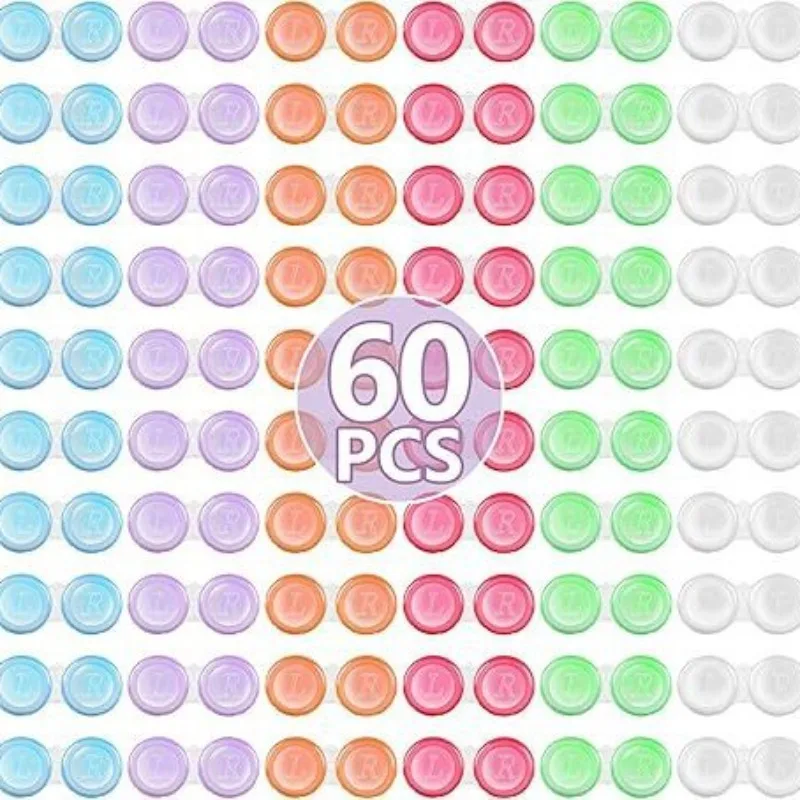 

Прозрачные футляры для контактных линз оптом: милый дизайн, для дома и путешествий, портативный контейнер для хранения линз