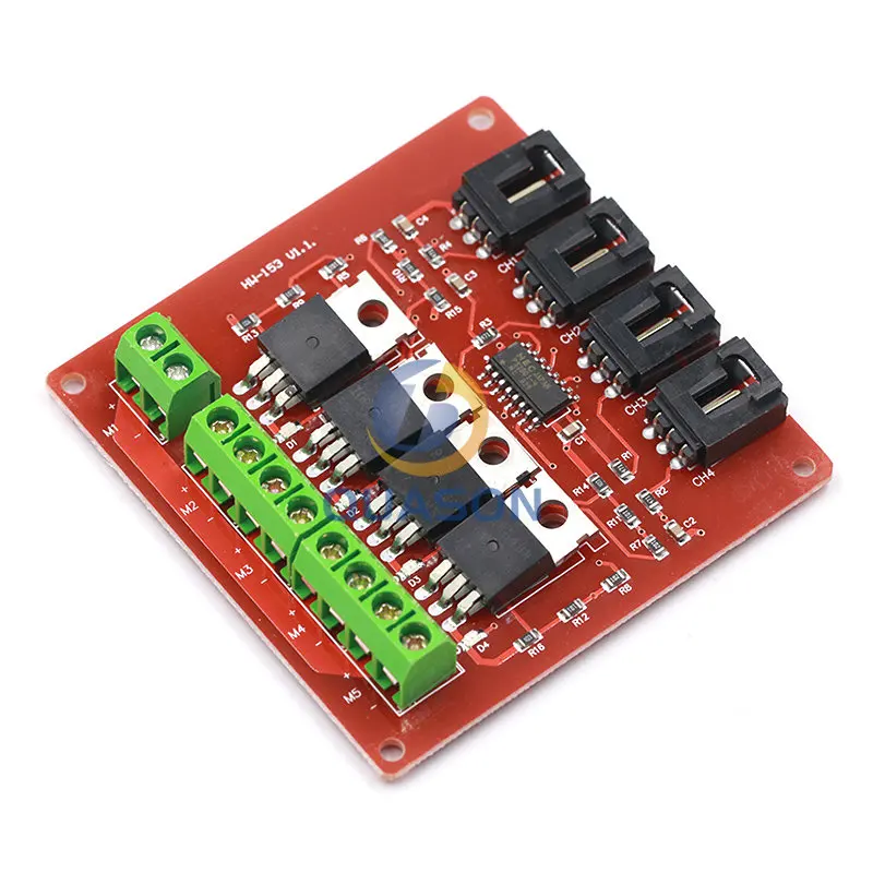 Four Channel 4 Channel Way Route MOSFET Button IRF540 V4.0+ MOSFET Switch Module For Arduino DC Motor Drive Dmimmer Relay Board