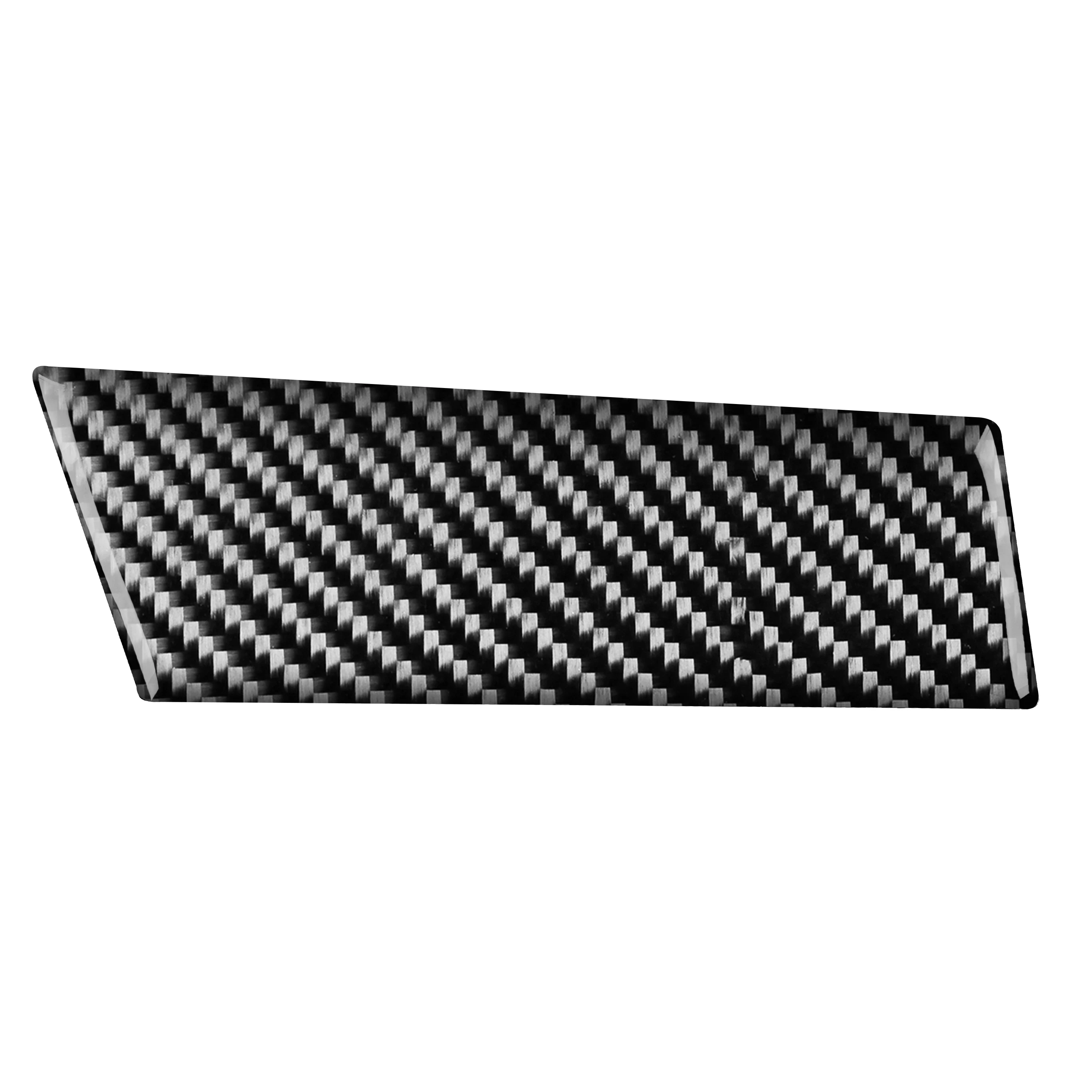 Dashboard Side Sticker Decorate Cover Trim for Mazda 3 Axela 2010 2011 2012 2013 Carbon Fiber Car Interior Accessories