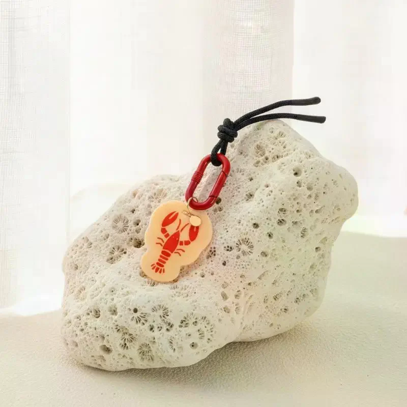 Fish Coconut Tree Starfish Hanging Rope Keychain 3d Handmade Rhinestone Beaded Patches Crystal Bag Lanyard Hanging Decoration
