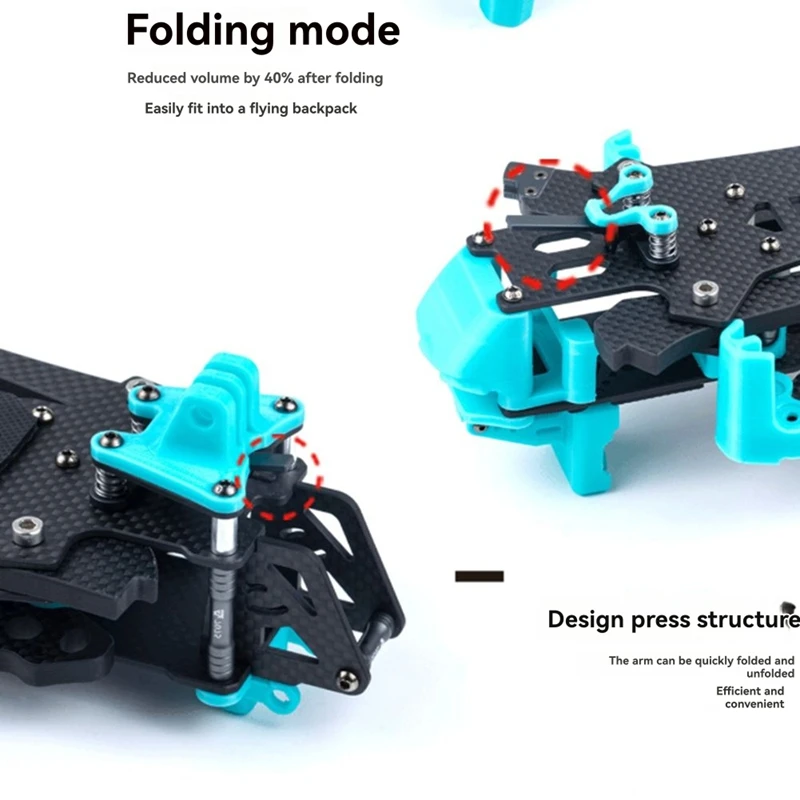 

KOLAS 7inch 298mm Foldable FPV Drone Frame Kit Long Range Ideal for Freestyle Flying-A12I