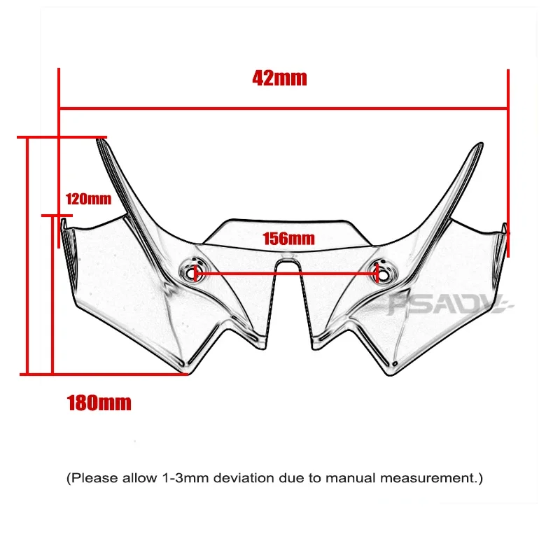 Per Kawasaki Z650 Z 650 z650 2021 2022 2023 2024 Moto Sport Downforce Nuda Forntal Spoiler Aerodinamico Ala Deflettore