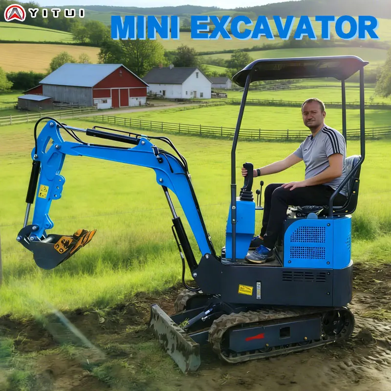 

Мини-экскаватор для сада, индивидуальный высококачественный мини-экскаватор с несколькими сценариями и несколькими вспомогательными инструментами Ce Epa Euro 5.