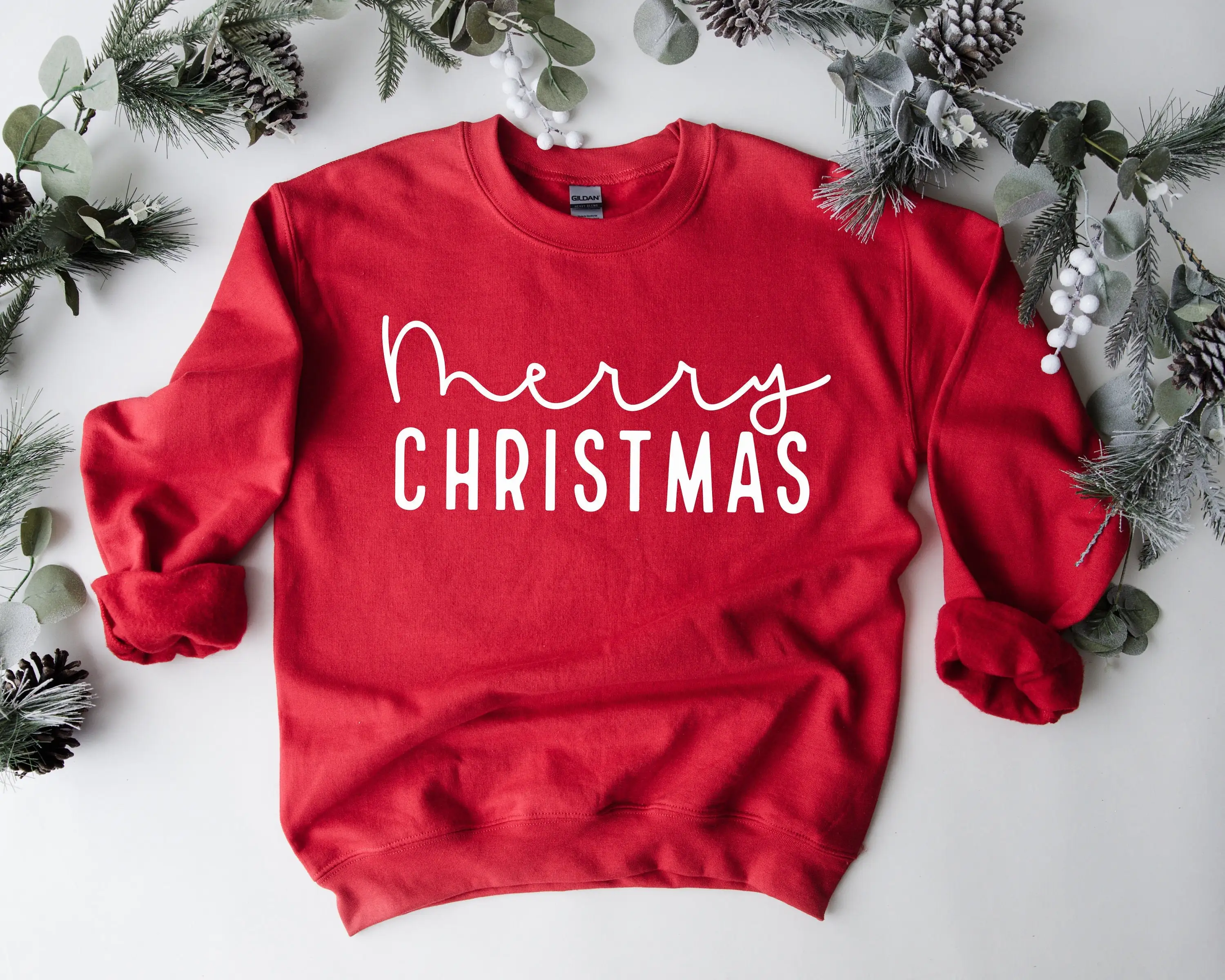 

Christmas 2023 Fashion Women Sweatshirt Marry Christmas Sprot Sweater Simple and Generous Female Clothes Hipster Christmas Tops