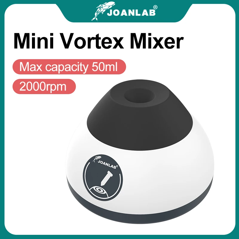 JOANLAB Mini Vortex Mixer Laboratory Shaker Tattoo Pigment Nail Polish Liquid Ink Mixer 50ml 2000rpm VM-200