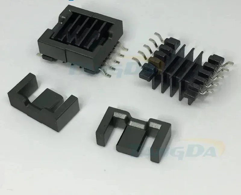 EFD EFD15 Type 5+5 pin 10P Bobbin magnetic core +skeleton ferrites High frequency Power Transformer housing 4 slot SMD A.