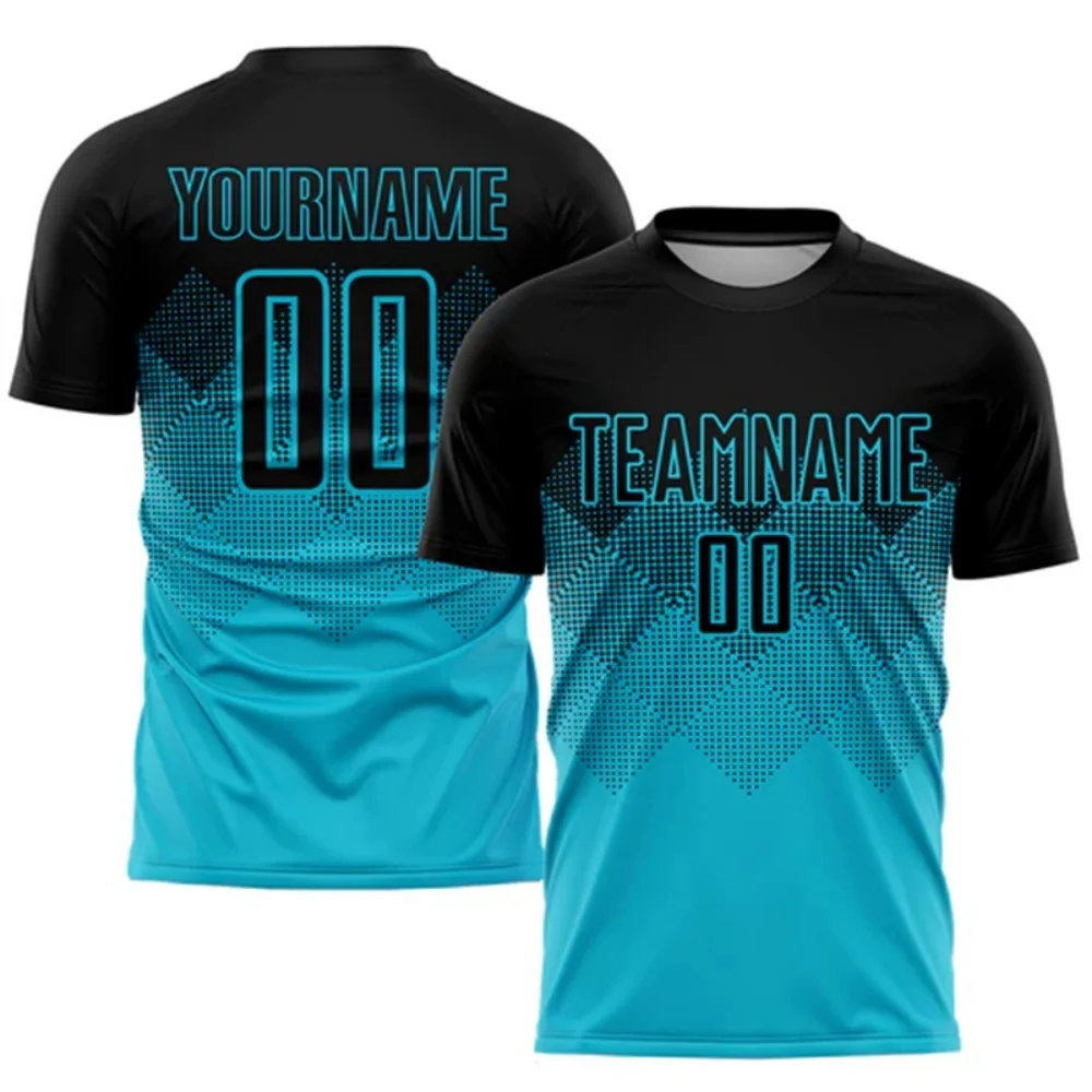 

New Customized Tie-dye Color Point Football Jersey for Men Unisex Football Short Sleeves Athletic Tee Shirts graphic t shirts
