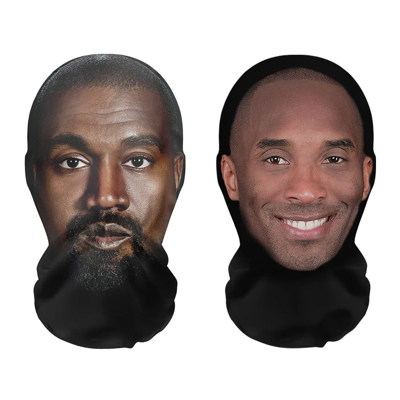 ثلاثية الأبعاد ميسي فول سلس قناع واقعية الوجه هالوين مضحك الوجه وشاح الرأس الشخص الشهير تأثيري قناع حفلة الدعامة الوجه أغطية الرأس #5