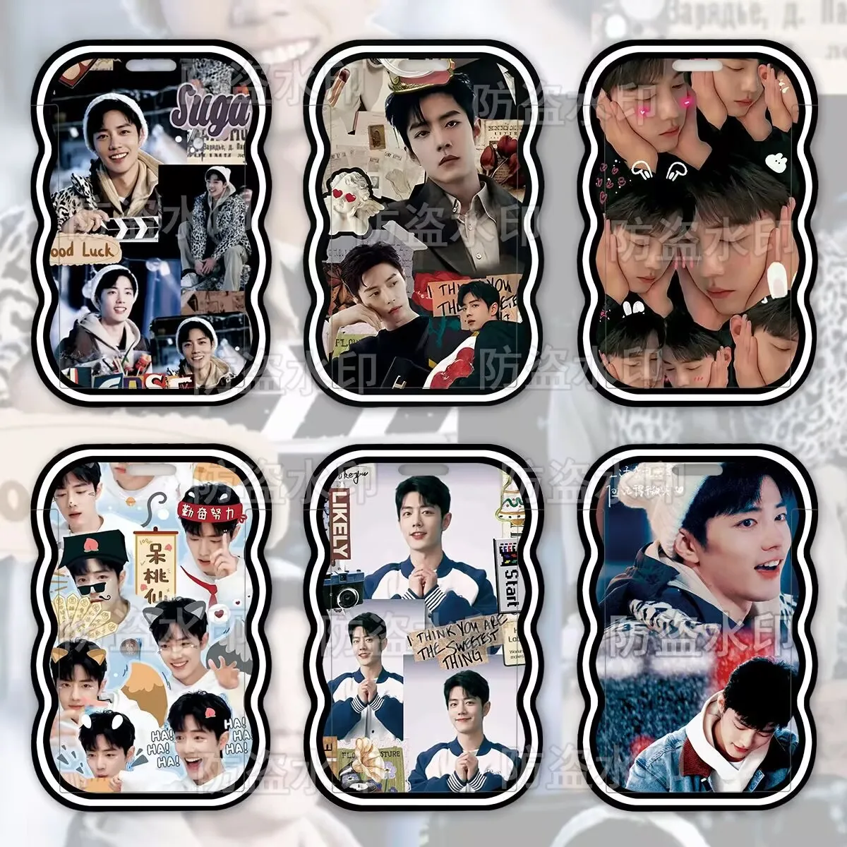 Xiao Zhan의 주변 학생 웨이브 카드 소지자, 캠퍼스 카드, 대중교통 카드, ID 보호 커버, 직장 ID 카드