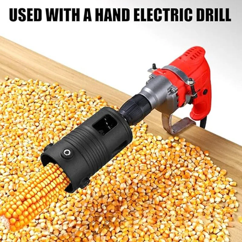 

Home electric corn picking tool Electric drill modification Corn Sheller Machine Portable Corn Cob Stripper Save effort Tool