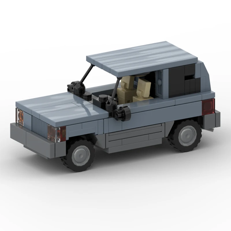 City Car Model MOC Building Bricks Small Multi-Functional Vehicle Modular Technology Children Holiday Gifts Assemble Toys Suit