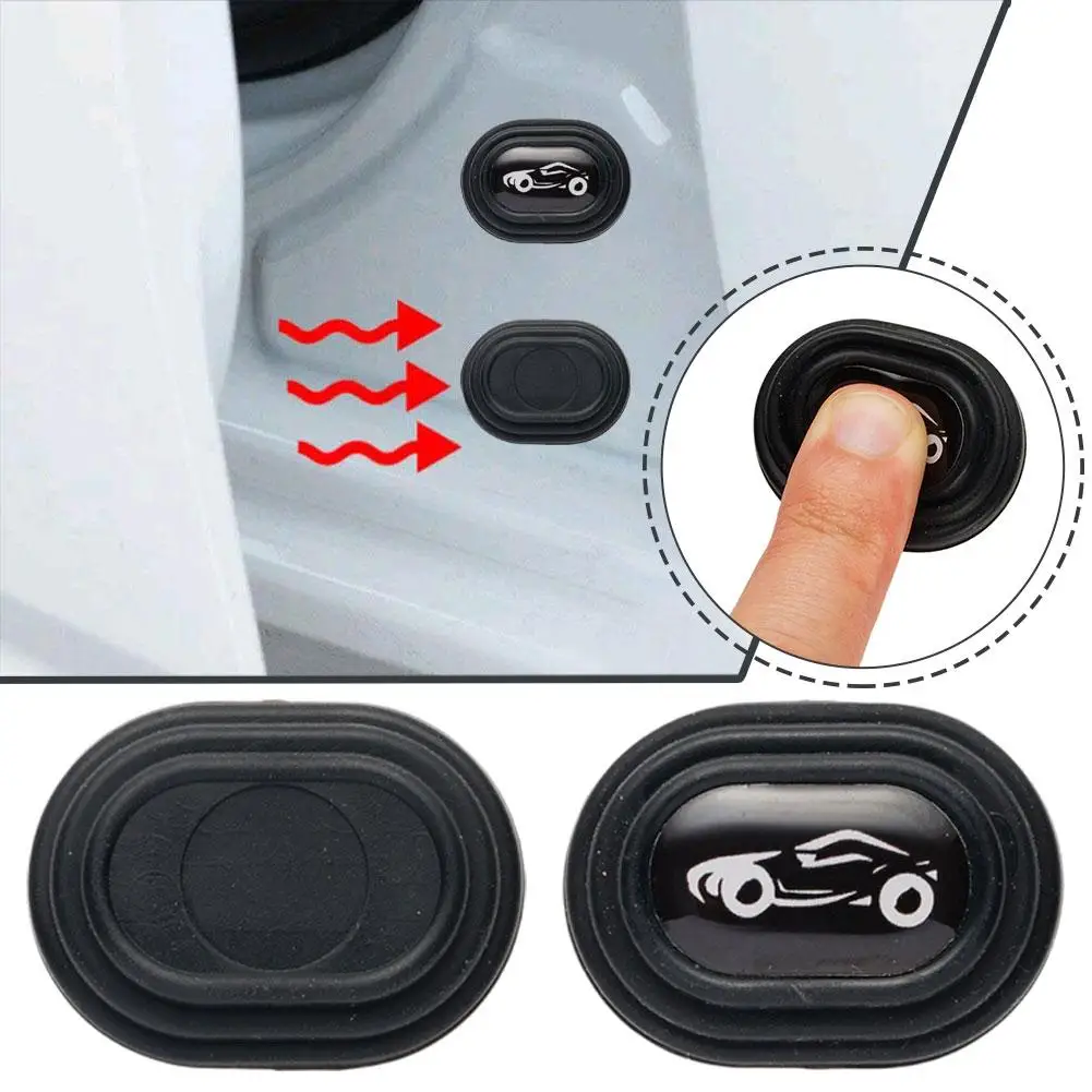 Car Door Anti-shock Silicone Pad Door Shock Absorbing Sound Thickening Cushion Gasket Insulation Stickers Pad Trunk Shockpr Y4Q2