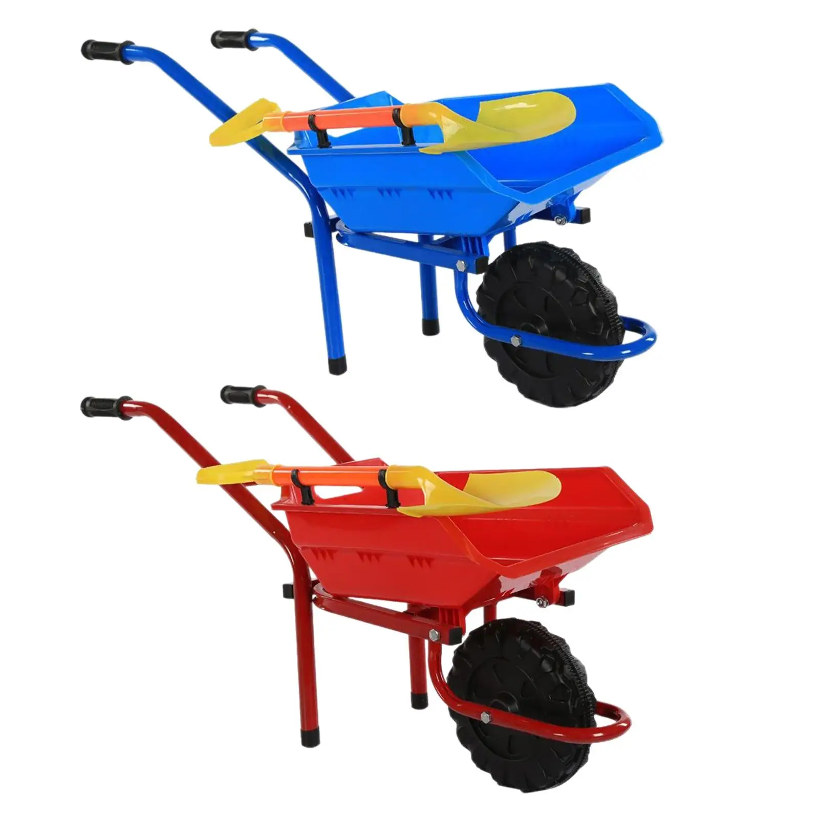 2 Wheel Wheelbarrow Toy Travel Wheelbarrow Playset Toy Ages 4-7 Years Kids