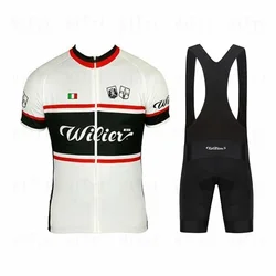 mira Wilier Breathable Mesh Short sleeve Jersey Bike uniform Sports Bicycle Clothing MTB maillot ciclismo Cycling shorts set