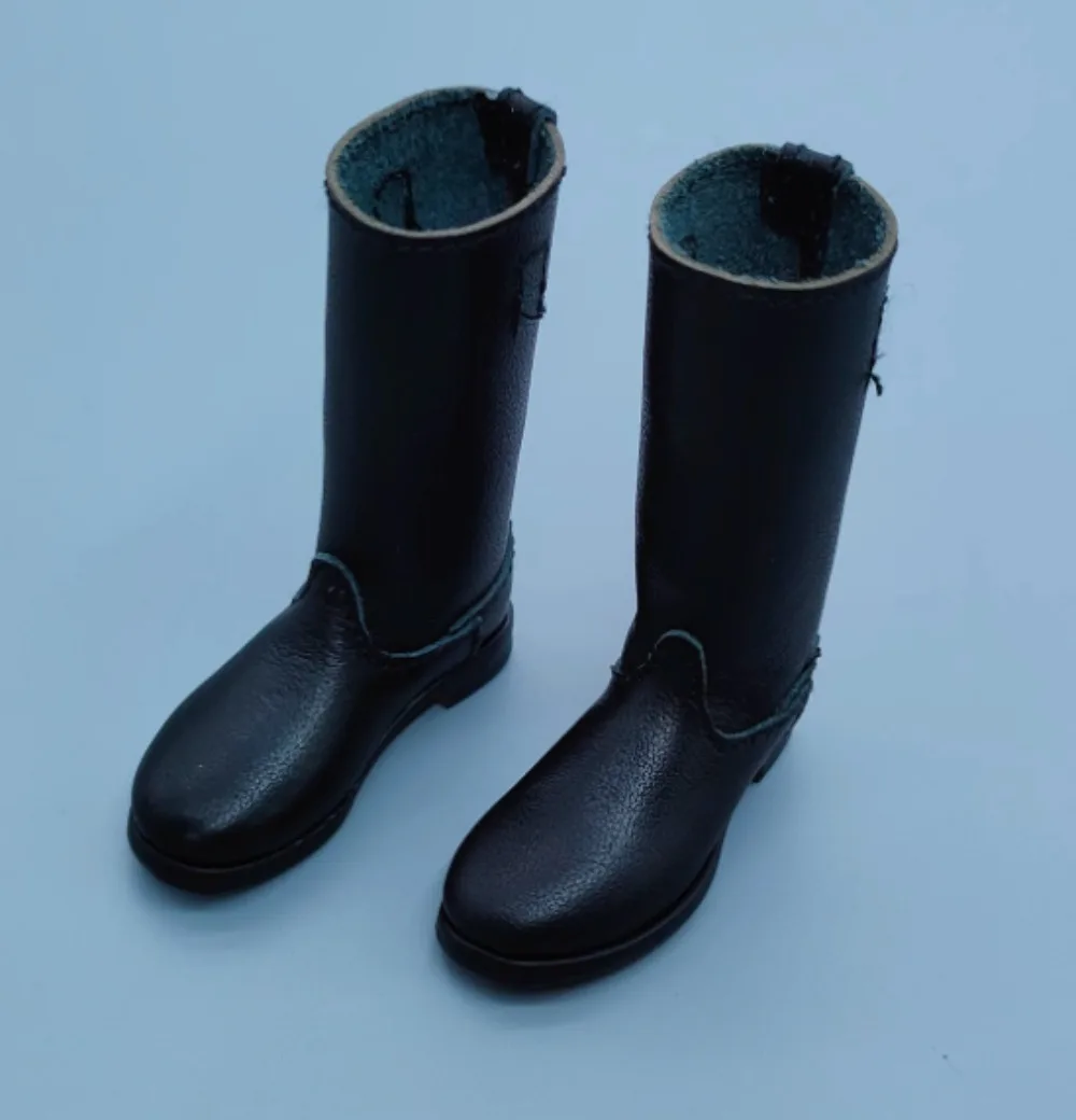 

DID D80183 Модель кожаных черных ботинок в масштабе 1/6 для медицинских солдат 12 дюймов времен Второй мировой войны