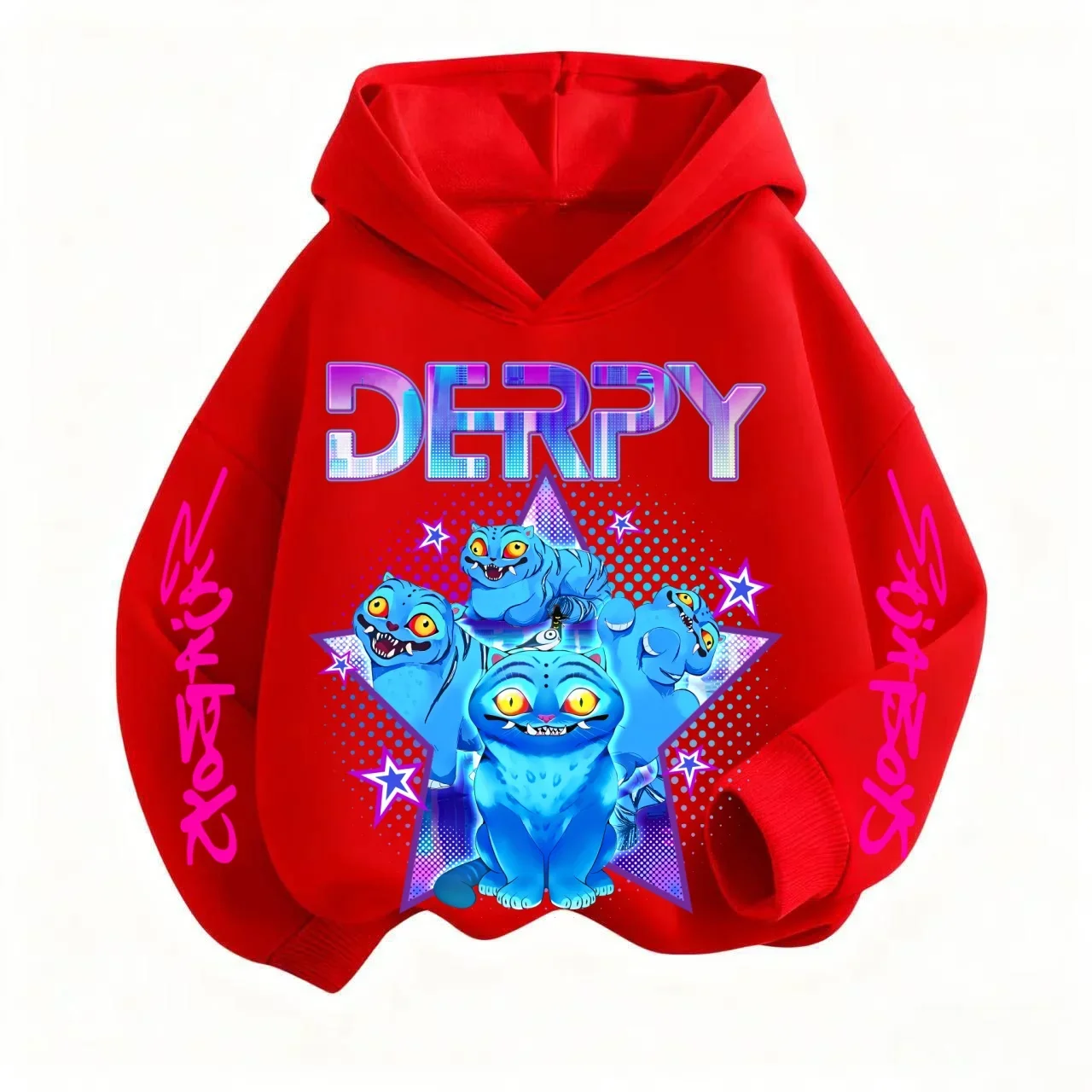 جديد لعام 2026 سترة بغطاء للرأس على طراز الموضة للأطفال Kpop شيطان الصيادين سترة أطفال لطيفة على شكل نمر هاراجوكو للأولاد والبنات للجنسين #5