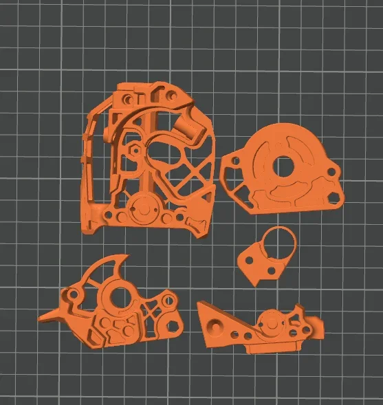 

Funssor black color aluminum Galileo2 extruder parts CNC Made For diy Voron 3d printer