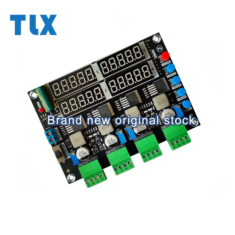 LM2596 multi-channel switching power supply four-channel digital display DC-DC adjustable buck output buck power module 3A