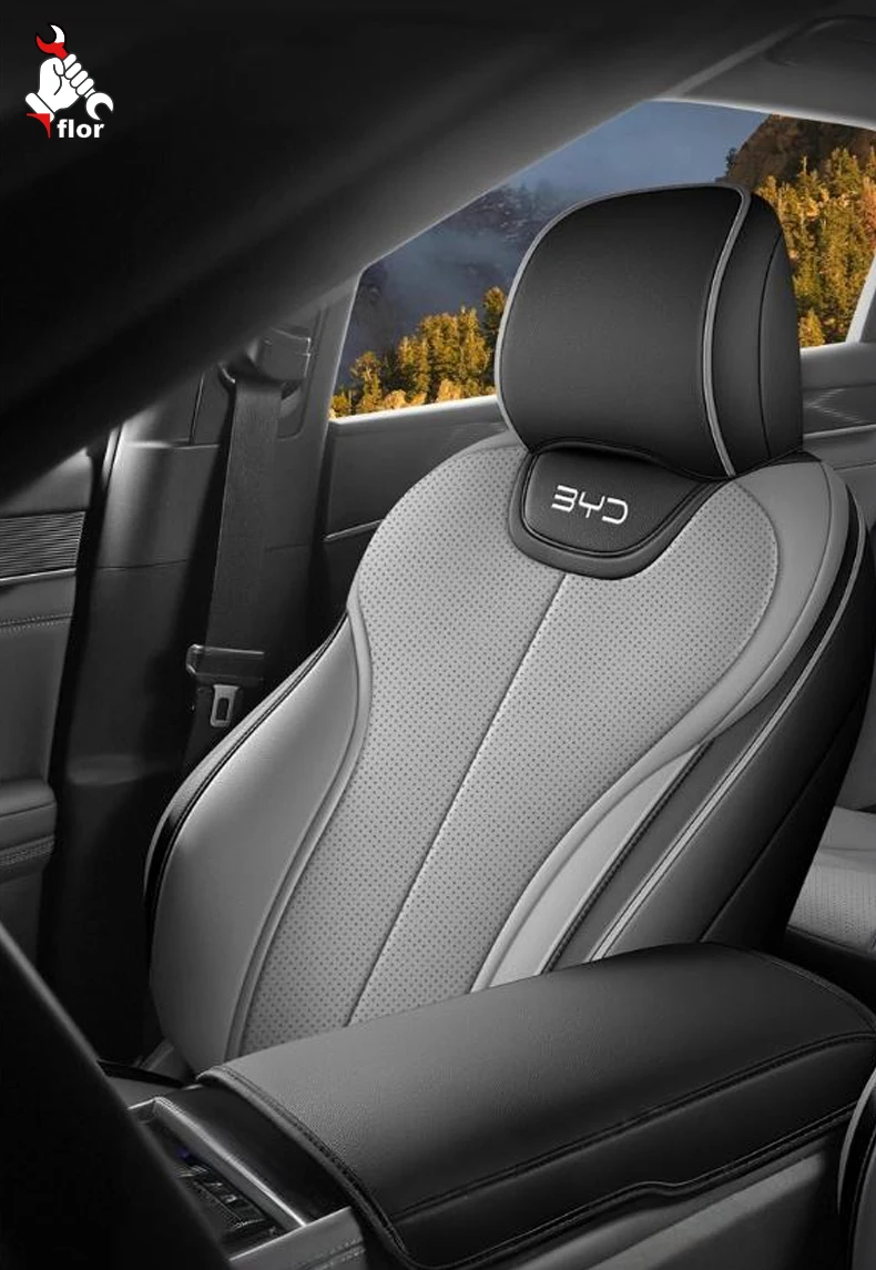 Left-Drive Car Seat Cover For BYD E7 2025 Custom Fit Seat Cover Full-Surround Seat Cushion Seat Protection Cover