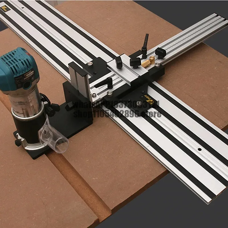 Wood Router Slotting Guide Rail Linear Slide Orbit Woodworking Circle CuttingJig Router Milling Circle Slotting Trimming Machine