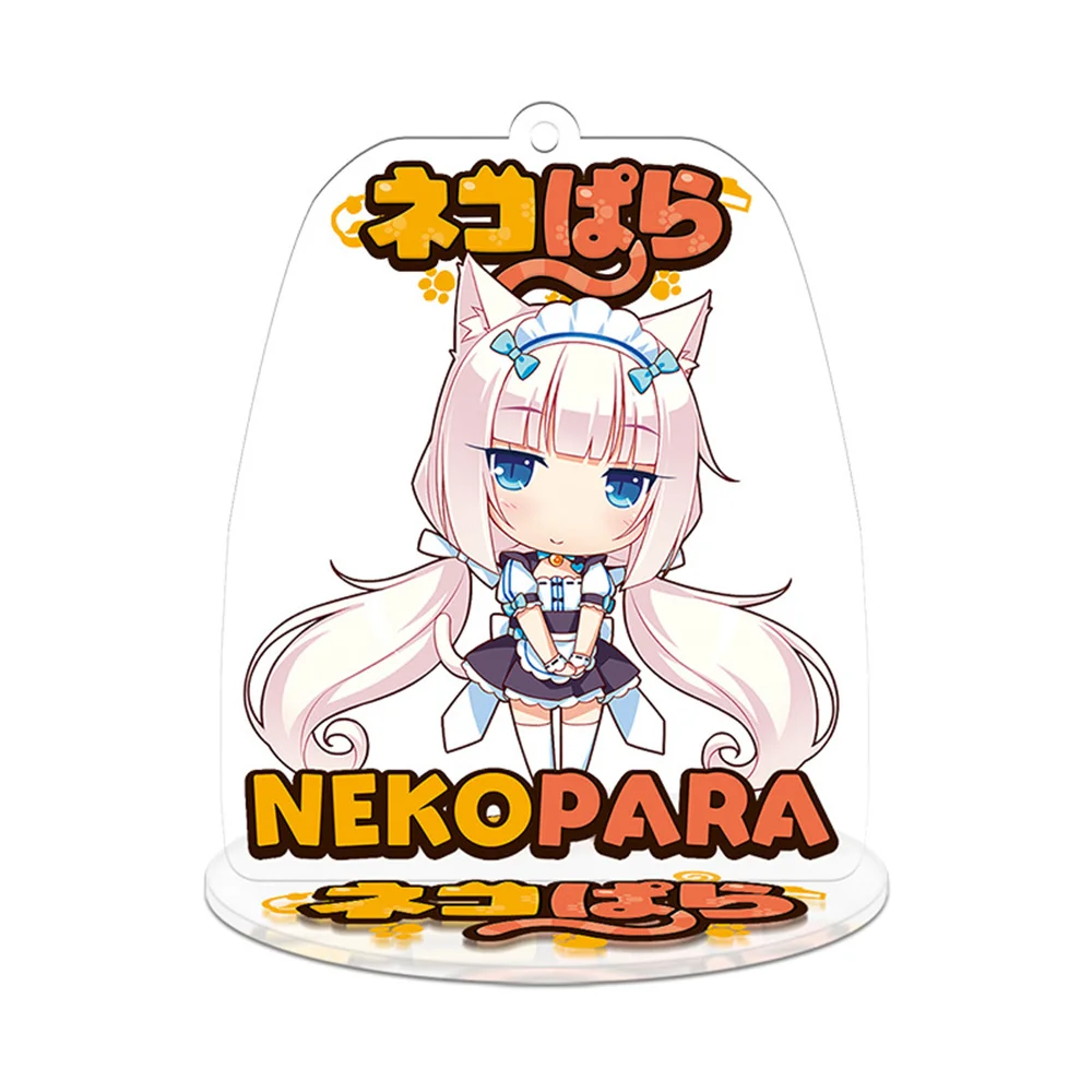 アクリルアニメキーホルダー,ネコパラ,チョコレート,バニラ,ツイン姉妹