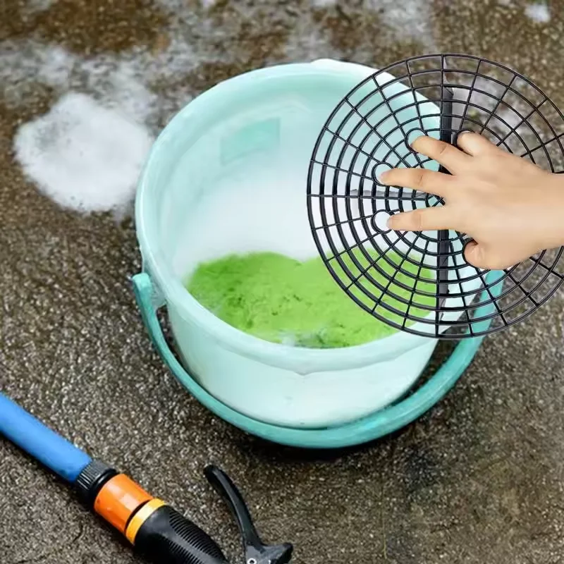 23.5/26 Dirt Trap Car Wash Sand Filter Isolation Net Bucket Insert Automobile Cleaning Accessories Parts Convenient Installation
