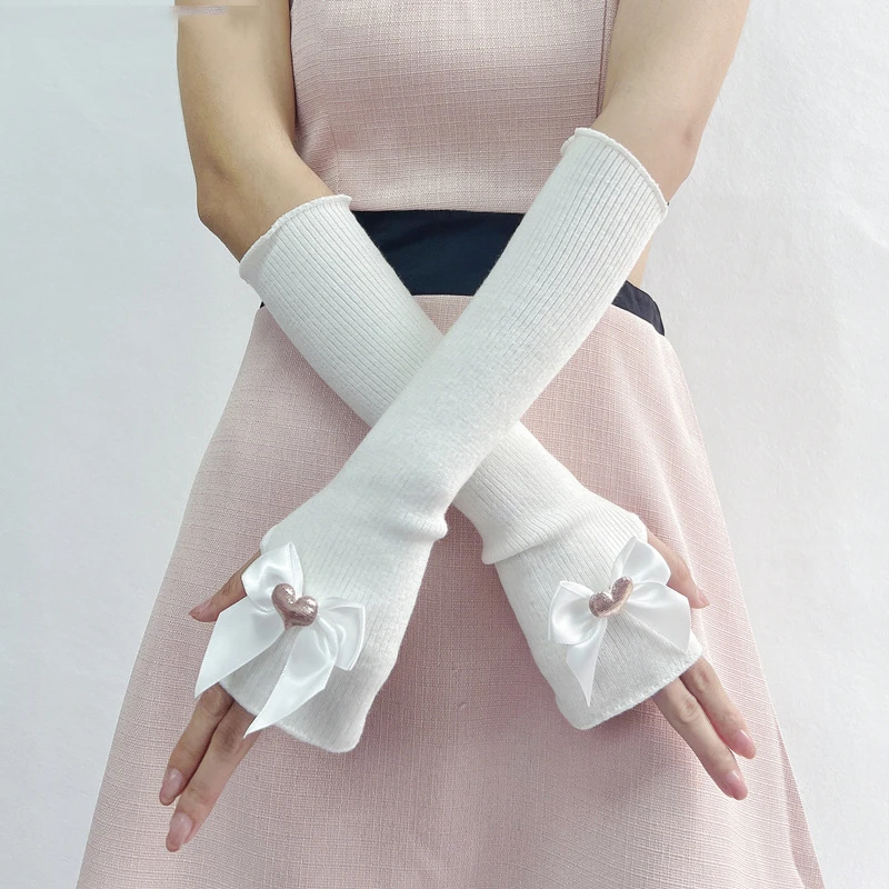 

Background For Nails Pictures Detachable Butterfly Half Finger Gloves Sweet Cute Girl Long Arm Sleeves Manicure Photo Props